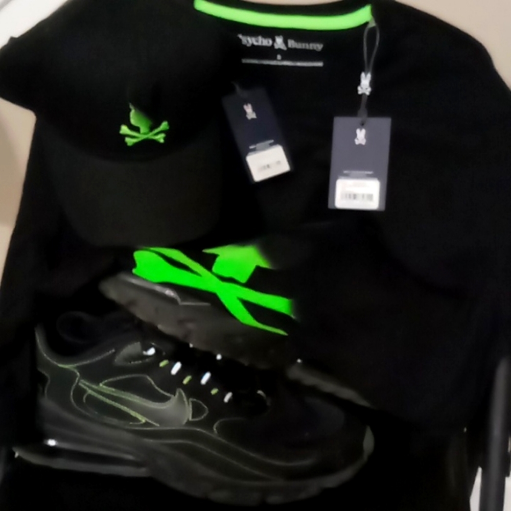 Psycho bunny shirt & hat